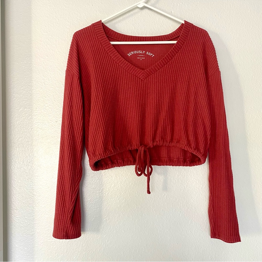 Aero Seriously Soft Cropped Long Sleeve